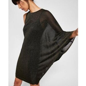 Ted Baker Monyca Draped One Shoulder Sparkle dress